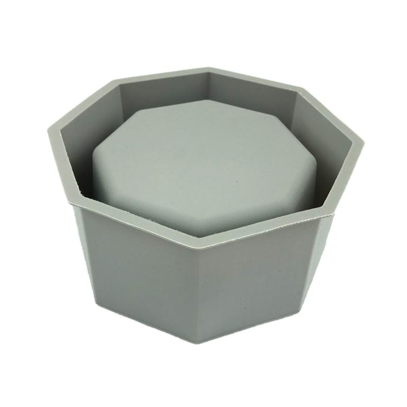 Handmade Concrete Plant Flower Pot Epoxy Resin Mold DIY Candle Holder Mould Succulent Planter Flowerpot Silicone Mold