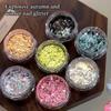 1Box Holographic Pure Shiny Glitter Flakes Sparkly Chunky Iridescent Gold Silver Metallic Mermaid Nail Art Powder Sequins