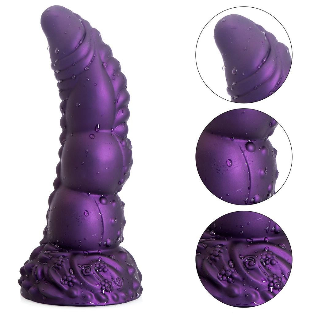 3 Style Liquid Silicone Shaped Penis Butt Plug Simulation Back Court Expansion Dildo Adult Masturbation Sex Toy Products