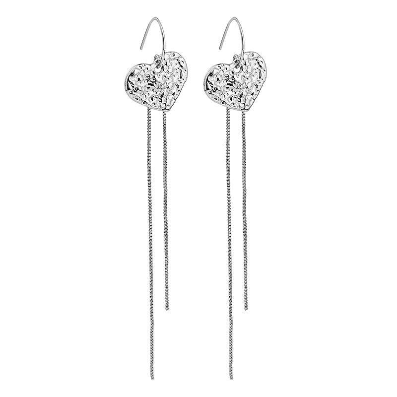 Tassel Earrings Diamond Butterfly Flower Pearl Stud Earrings Temperament Fashion Long Thin Earrings
