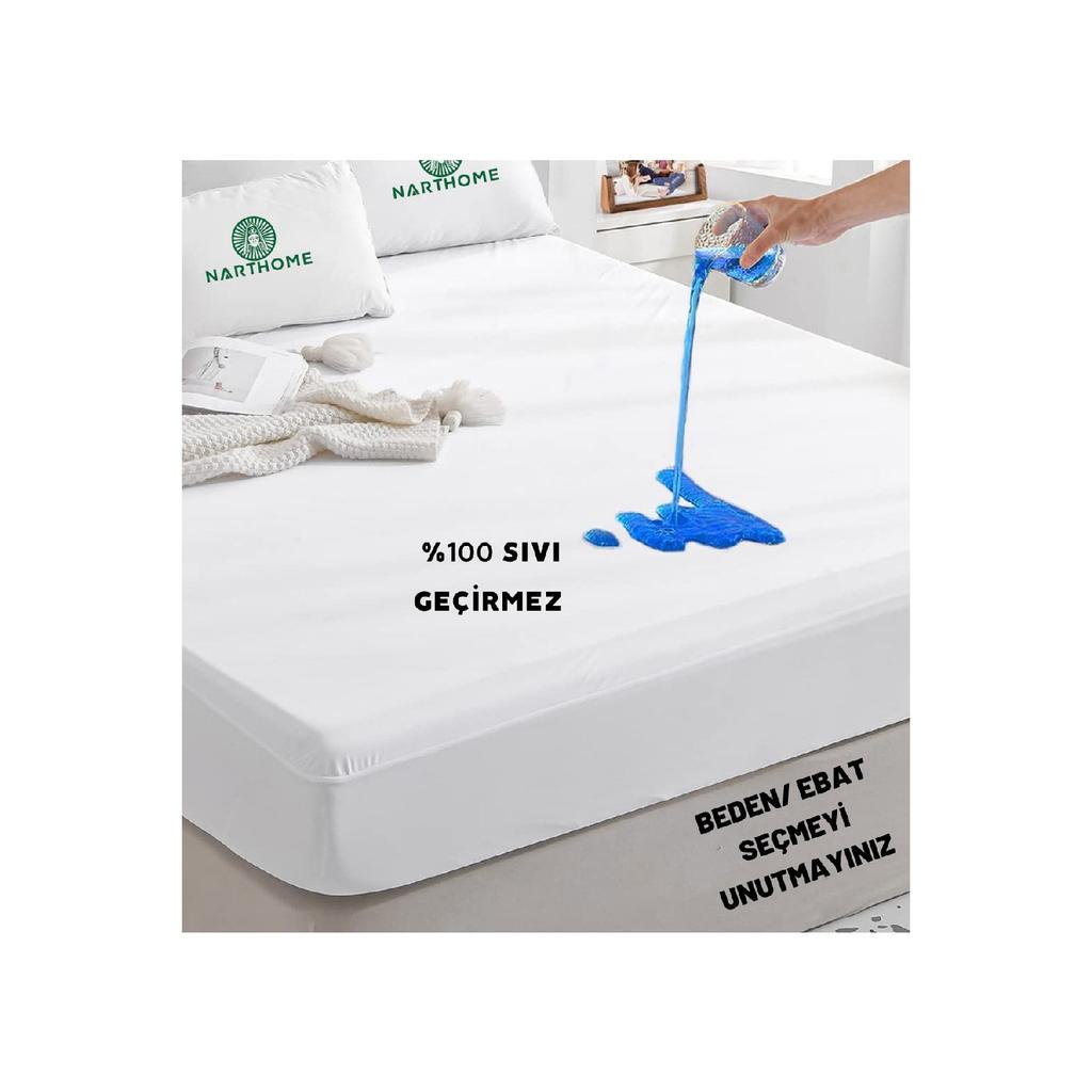 100% Micro Fabric Full Edge Liquid Proof Fitted Mattress Protector Sheet Mattress Mattress Mfsg