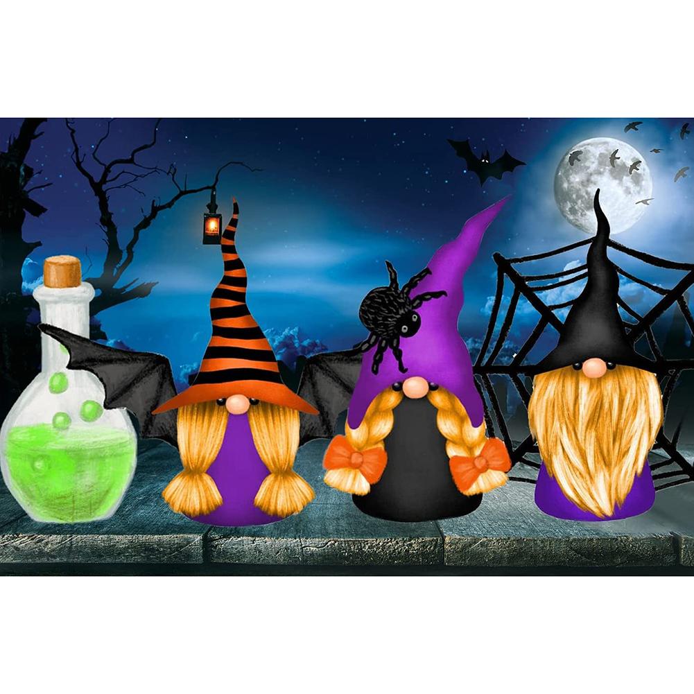 

Diamond Painting Halloween goblin Full Round Rhinestone Wall A#S