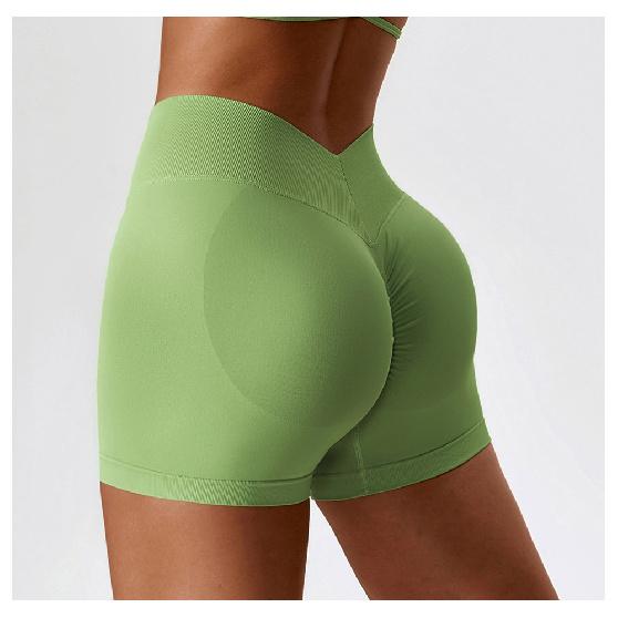 New Seamless High Waisted Yoga Shorts, Cinching And Lifting Hips, Fitness Pants For Wearing, Running And Sports Shorts For Women