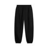 Li Ning Sports Lifestyle Series Casual Fleece Warm Loose Sports Long Pants Men bottoms Black AKLU943-1