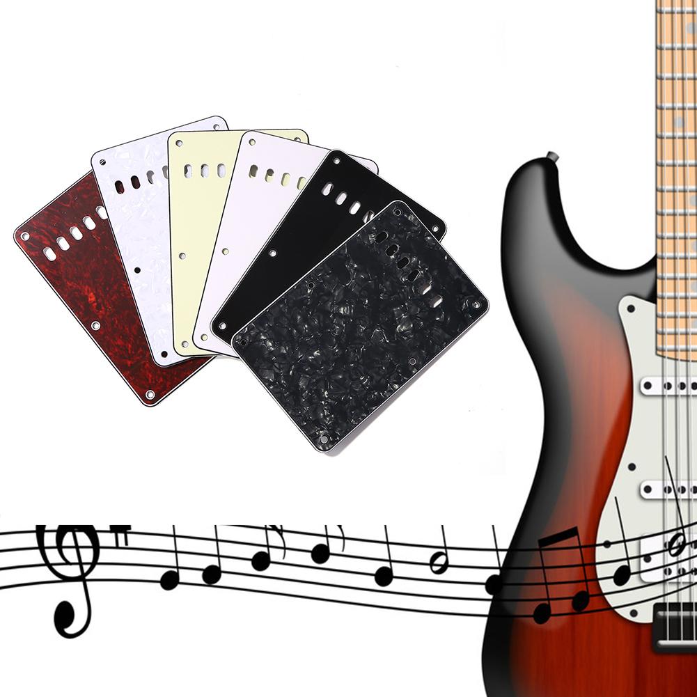 Guitar Bass Instrument Accessories 6 Holes Guitar Tremolo Cavity Cover Back Plate for Fender ST SQ Electric Guitar