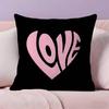 ART H-heart S-shape Pillow Case  Ultra Soft Skin Friendly Fabric Cloud Like Comfort & Concealed Zipper