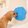 Pet Slow Food Mat with Strong Suction Cup, Puppy Head Design Pet Feeding Mat, Dog Slow Eating Bowl Accessory for Prevent Choking Anxiety Relief