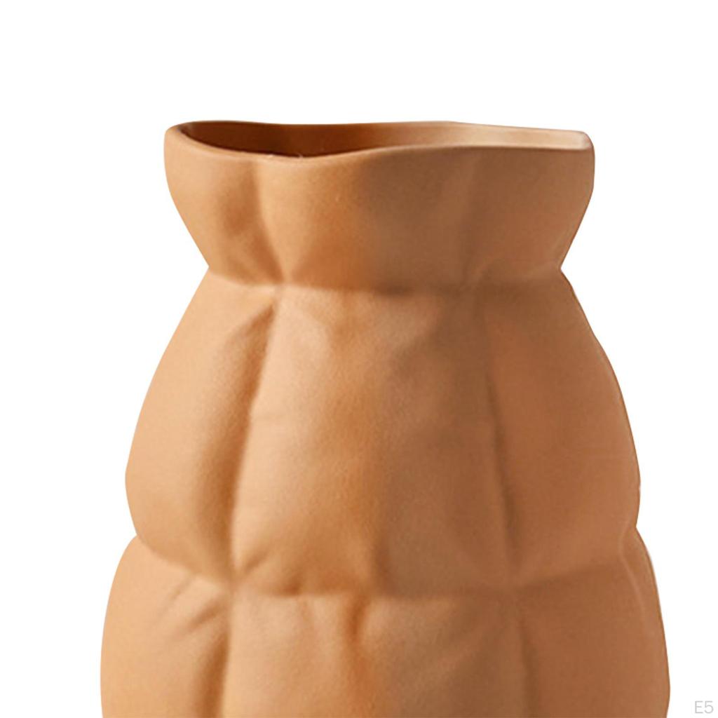 Ceramic Flower Vase, Decorative Vase Floral Arrangement Flowerpot Container Statue for