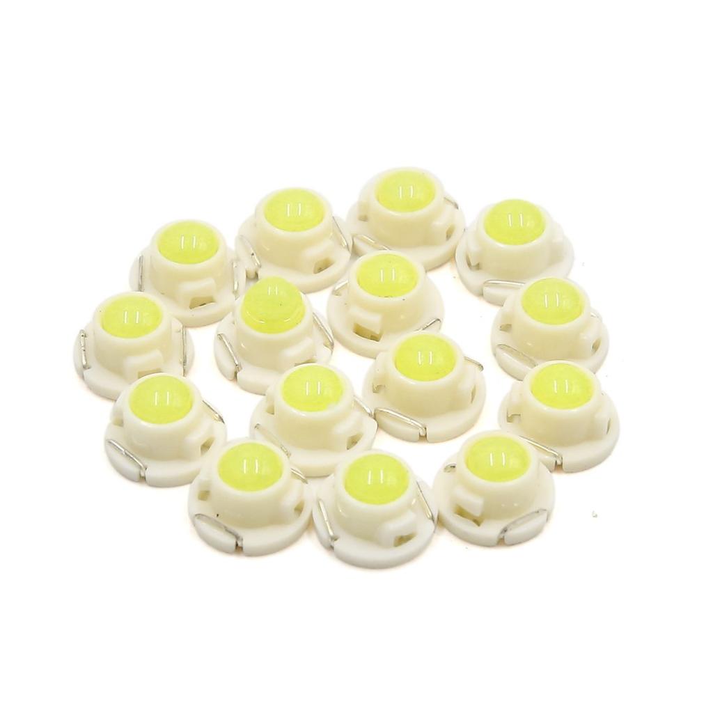 uxcell T4.7 LED Light Car Instrument Light 12V White Wedge