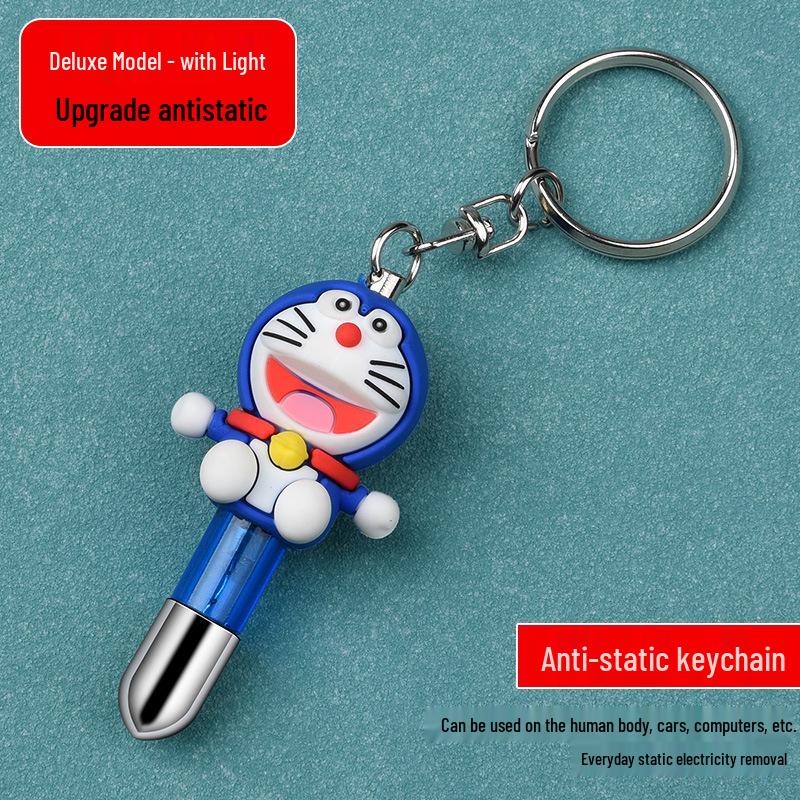 Anti-Static Cartoon Keychain - Static Eliminator for Cars