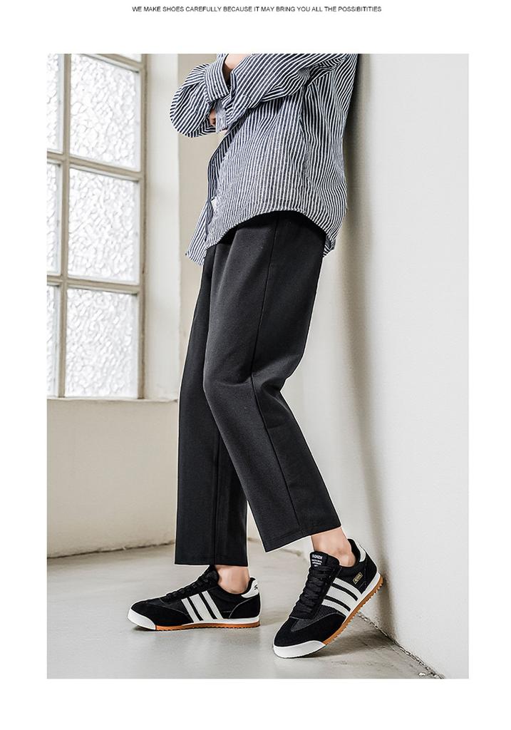 Men Retro Classic Color Matching Comfortable Thin Sole Casual Sports Sneakers