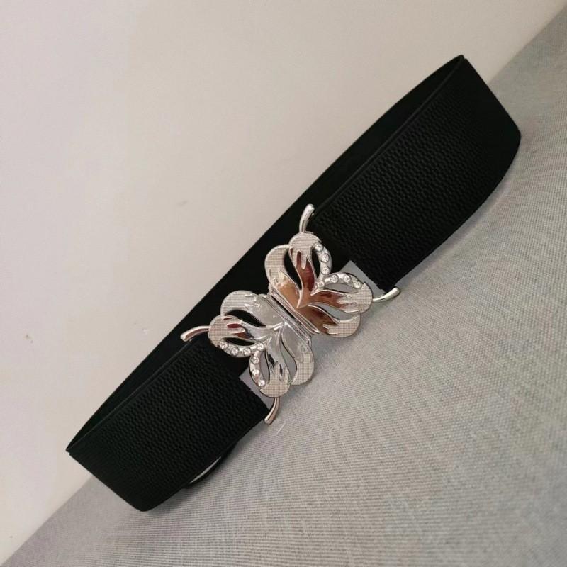 Chic Women's Waist Belt Decorative Cinching Waist Sash Perfect For Coats In Trendy Black