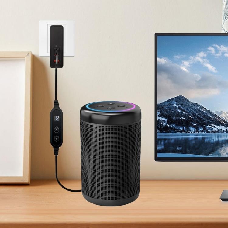 Type C to DC5521 Adapter Cable Adjustable Voltage 5V9V12V15V20V for Laptops and Electronic Gadgets