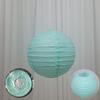 10-Inch Round White Paper Lantern, Red Mid-Autumn Festival & Wedding Decoration