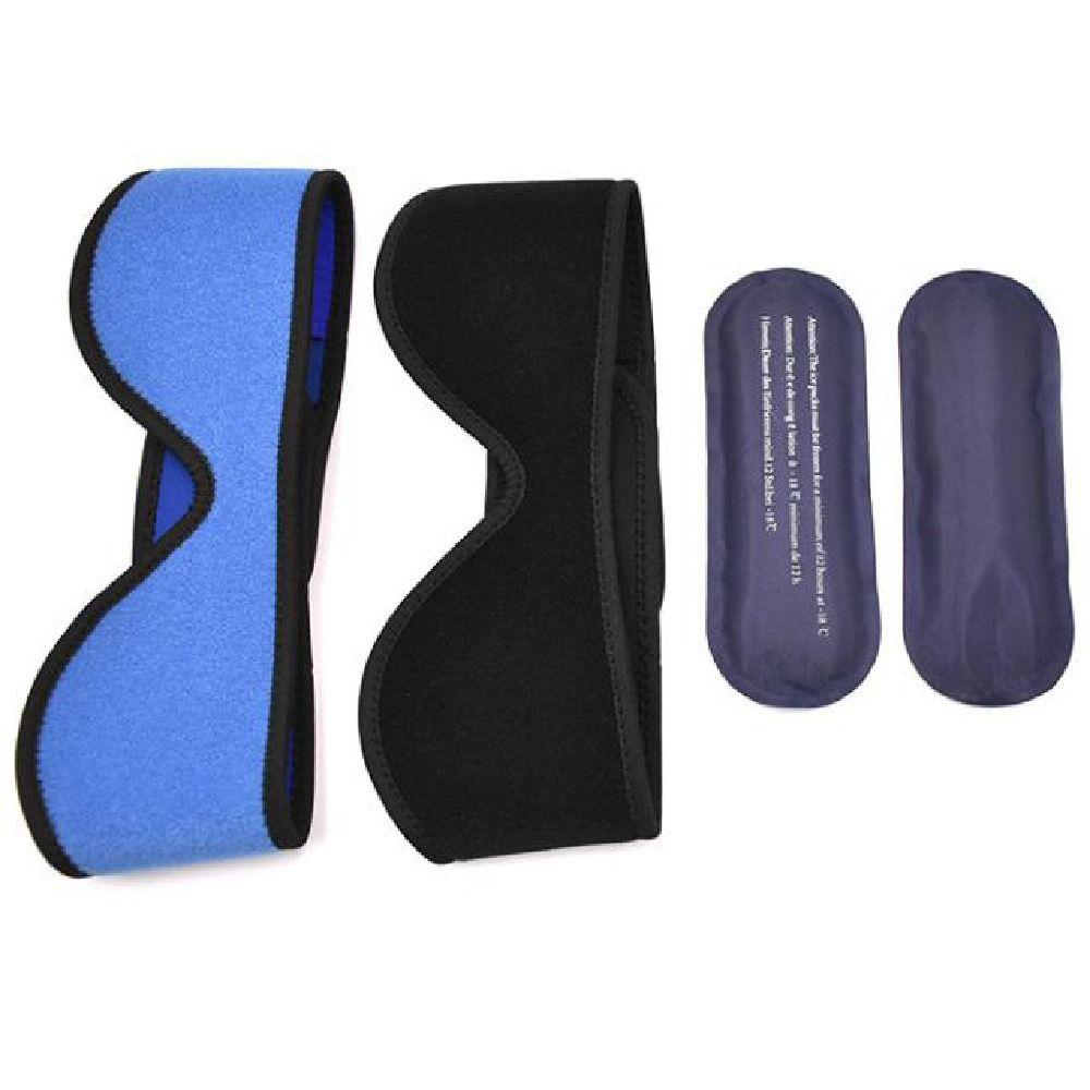 Elastic Hot Cold Gel Wraps Toothache Relief 4 Ice Packs with Adjustable Wrap Tooth Extraction