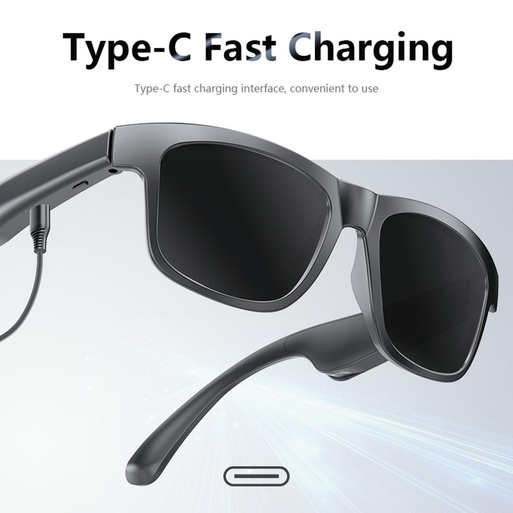 Smart Glasses with   MusicCelsiusCall, 2-IN-1 Glasses and Headphones, UV  , Lightweight Frame for Cycling Running Driving Outdoor Activities