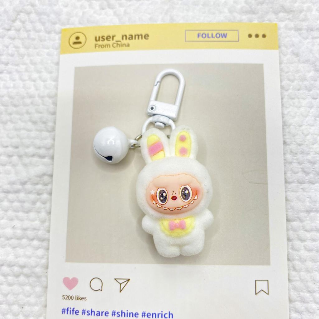 Flocking Pony Cart DIY Resin Accessories Mobile Phone Chain Bag Hanging Tide Play Blind Box Bag Desktop Ornament