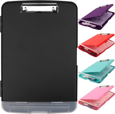 Clipboards A4 Clip File Binder Storage Nursing Clipboard Plastic Side Opening Box Waterproof PVC Flip Material Document Drawing