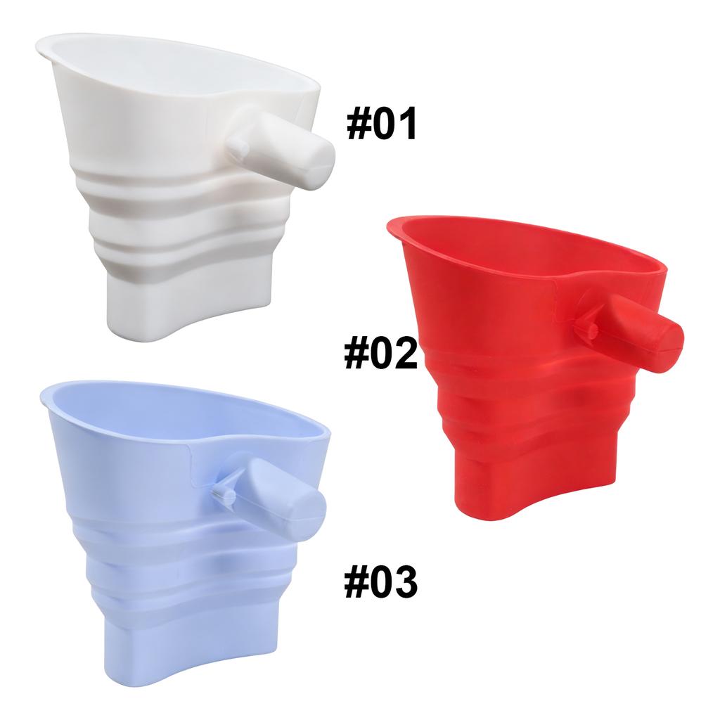 Folding Silicone Funnel Anti-Spill Household Mixer Flour Funnel Reusable Dough Kneading Machine Accessory