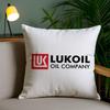 Pillow Case Fashion L-Lukoil Sofa Short Plush Double-Sided Hd Printing Room Home Office Gift Cushion Cover