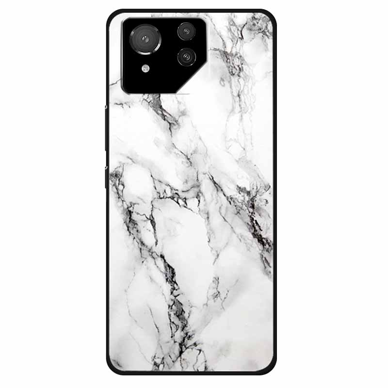 For Asus ROG Phone 8 Case Lovely Soft Silicone Lion Fundas For ASUS Rog Phone 8 Pro Cover Marble Cat Phone8 8pro Protector Bag