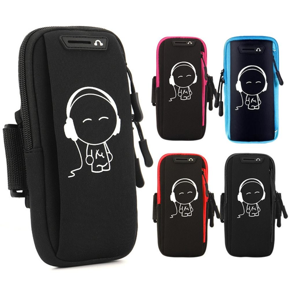 Staubdichte Handy-Handgelenktasche Stoßfeste Sport-Armtasche Leuchtende Lauf-Handytasche Radfahren