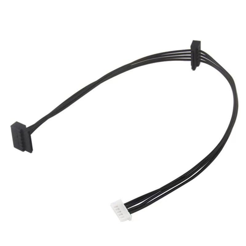 Cable for Acer AXC Motherboard SATA Hard Drive Power Supply Cable 1 To 2 Small 6Pin To SATA Cord OD 2.1mm 18AWG Pure Copper Line