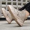 Waterproof Men's Warm Sports Shoes Fashion High Top Plush Sneakers Male Winter Outdoor Trainers for Jogging Walking