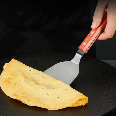 Rustproof T Shaped Crepe Rake Stainless Steel Pancake Spatula Pie Tool Pancake Utensils Set  Snack