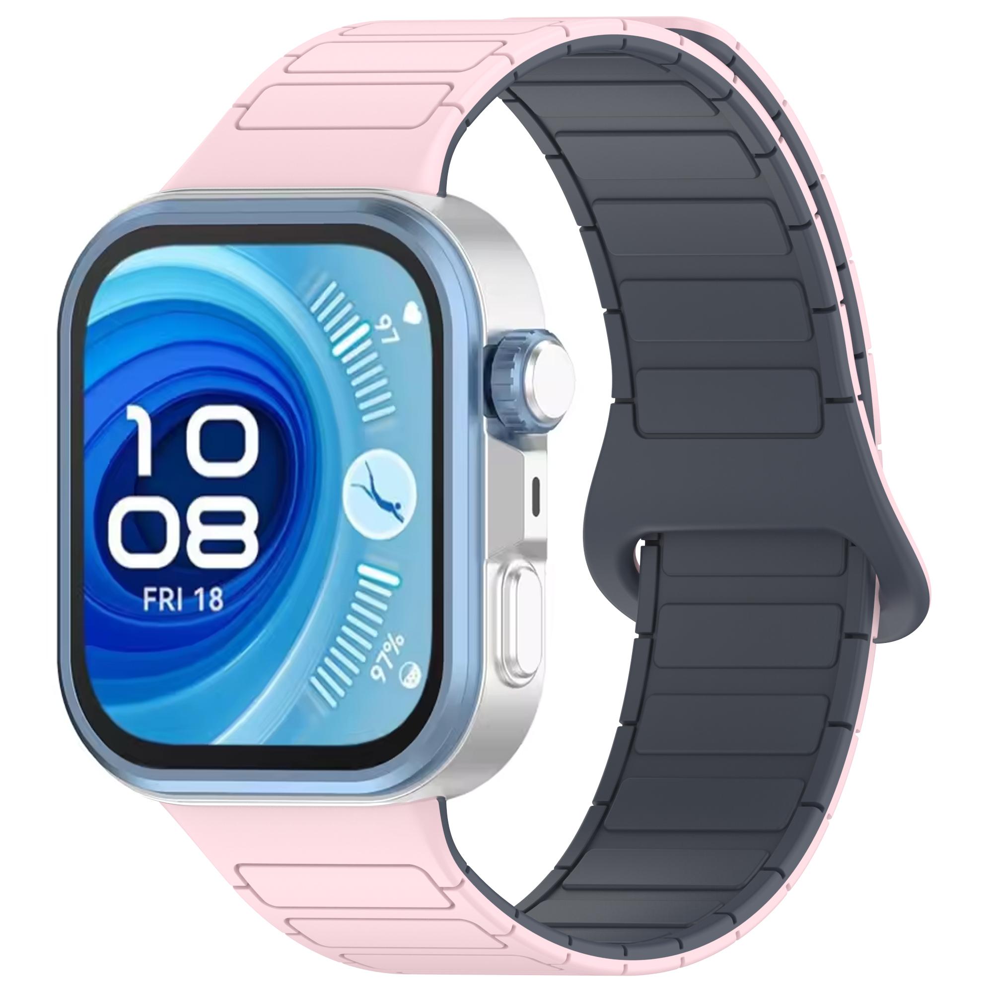 

Magnetic Loop For Huawei Watch Fit 3 4 Strap Accessories Silicone Replacement belt Correa Bracelet Huawei watch fit3 4 pro Band Huawei Fit 3-4-4 pro