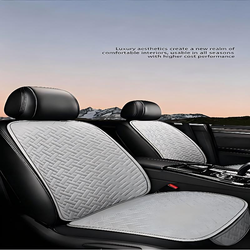 Linen Seat Covers For Car, Non-Slip Soft Breathable Car Seat Protector Universal Fit Most Automotive, Van, Suv, Trucks