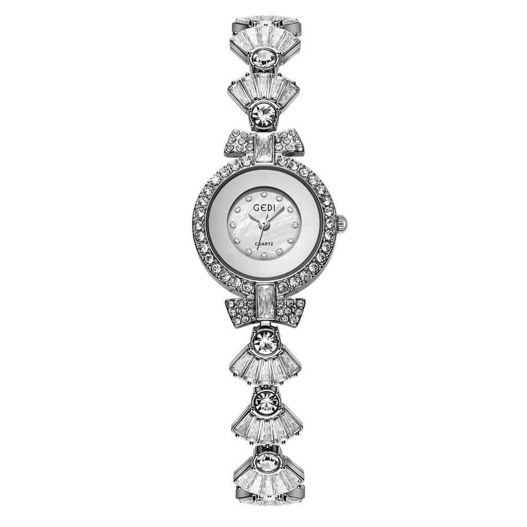 Watch Women's Light Luxury Diamond Bow Bracelet Advanced Sense Exquisite Simple Temperament Versatile Quartz Watch