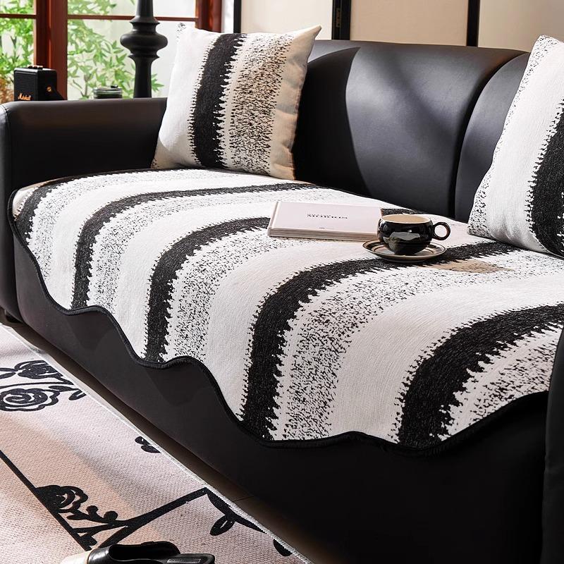 Light Luxury Special-Shaped Sofa Cushion, Universal In All Seasons, High-End Non-Slip Seat Cushion, Irregular Curved Straight Row Sofa Cover