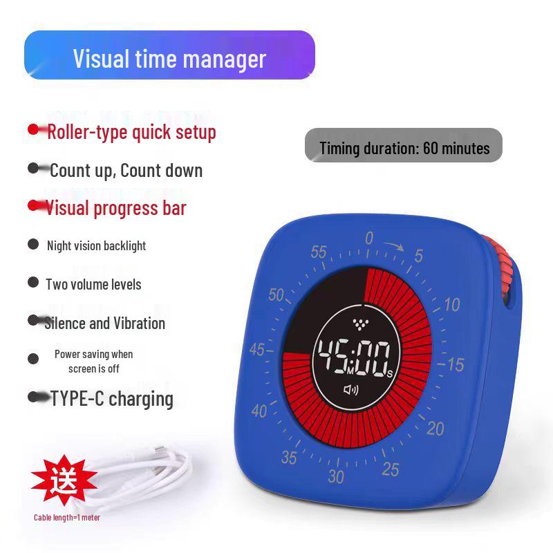 Lautloser visueller Timer-Wecker für Studenten