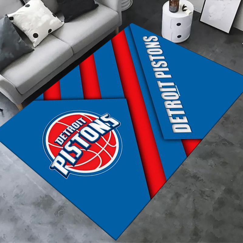 Detroit Pistons Carpet Rug for Living Room Bedroom Home Sofa Decoration,Kids Play Non-slip Floor Mat