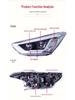 Compatible Hyundai Santa Fe IX45 LED Bi-Xenon Headlight Assembly