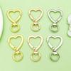 Multicolor Alloy Heart Keychain & Jewelry Charms