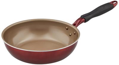 Evercook Topf, 26 cm, kompatibel mit allen Wärmequellen, PFOA, PFOS-frei, Weinrot, 2 Jahre Garantie, Doshisha Stir-Fry (IH-kompatibel) Abonnieren