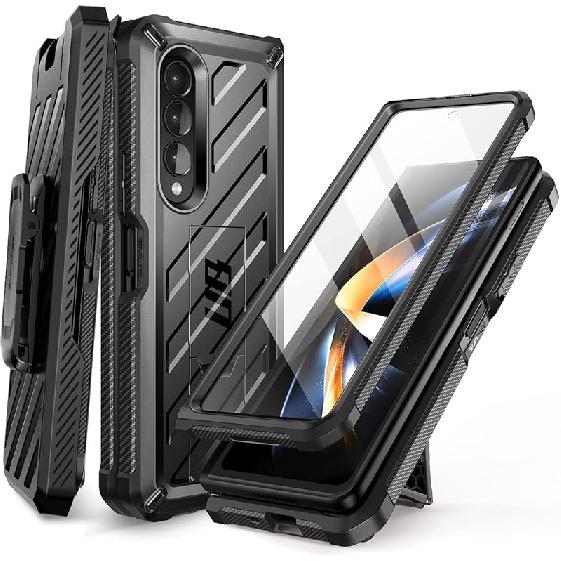 SUPCASE Case for Samsung Galaxy Z Fold 4 5G (2022), Bumper Case Robust Mobile Phone Case Premium Protective Case [Unicorn Beetle] with Integrated
