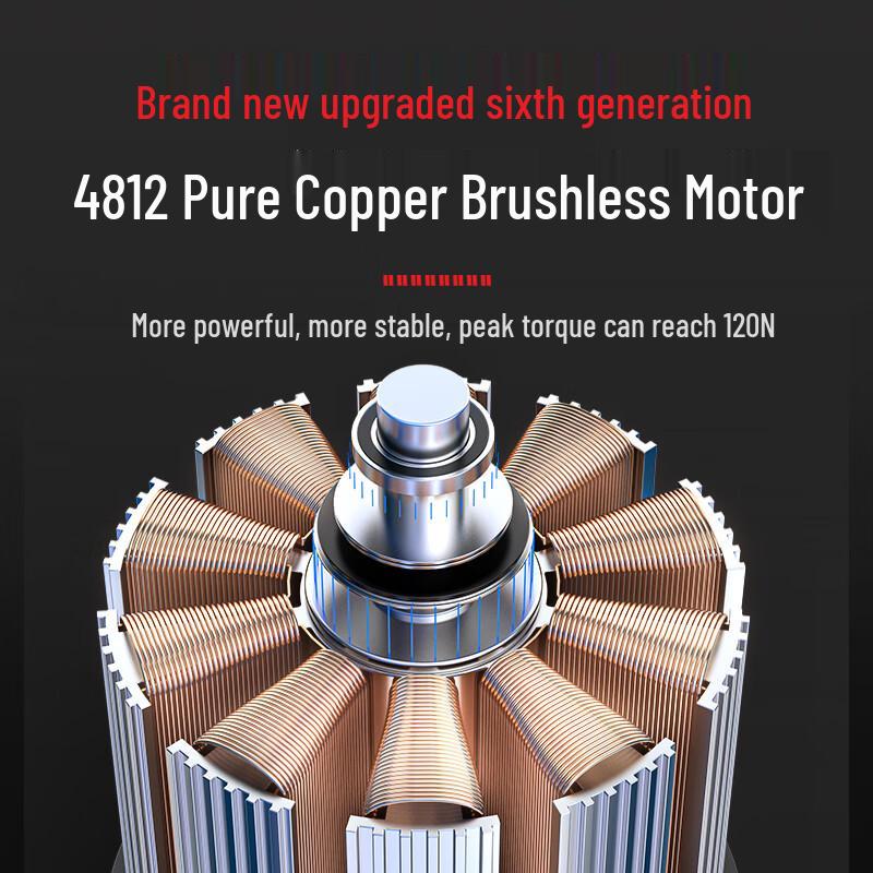 Chigo 21V Cordless Brushless Impact Hammer Drill CN Plug (adapter Included)