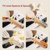 Multifunctional Deer Ear Spatula Holder Anti Scalding Overflow Pot Clip Silicone Spoon Rest Cooking Utensils Clip Kitchen Gadget