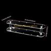 F26C 2 Pack Clear Acrylic Candy Rack 10 Slot Stabilized Treat Stand for Baking