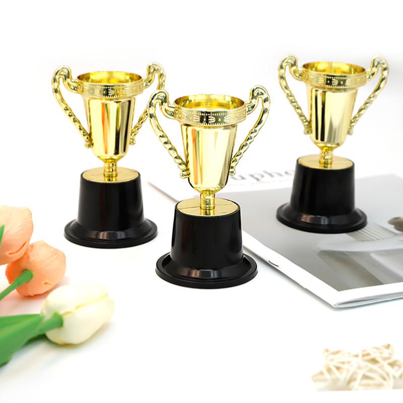 1/3/5Pcs Wheat Ear Golden Medals Trophies Competitions Award Cup Children Trophy Toys Award Trophy Winner Trophies