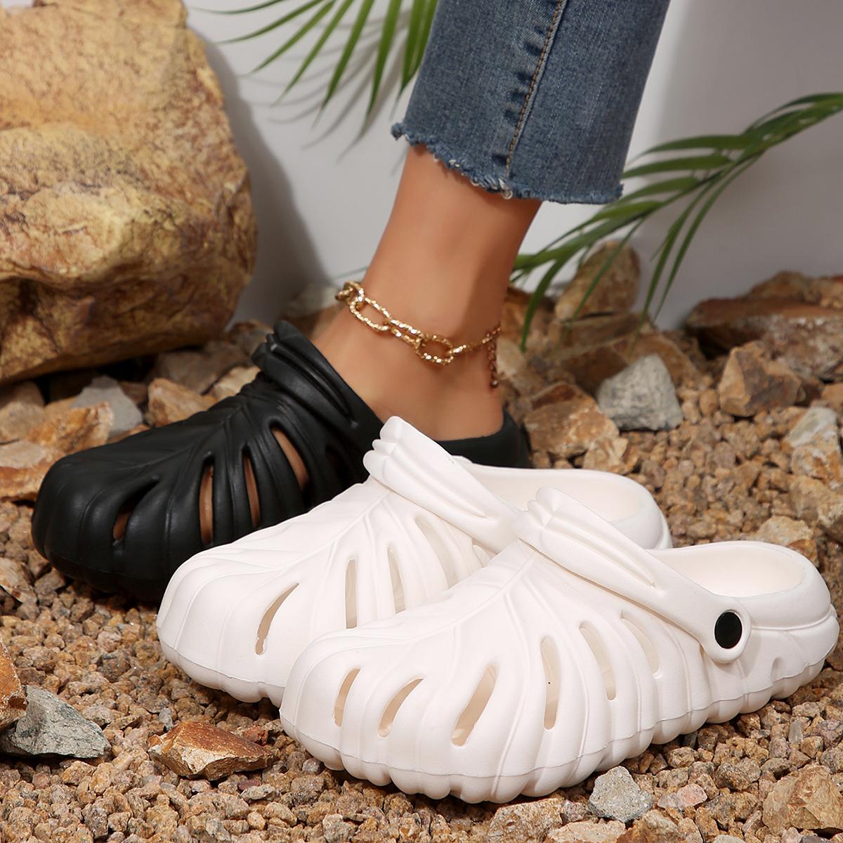 Шлепанцы для женщин летние уличные тапочки Eva мягкие трендовые шлепанцы пляжная обувь — фото 4