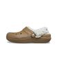 Crocs Classic Fleece Lined Clogs (Fleece Strap) - Sepia / 211396-2Ey