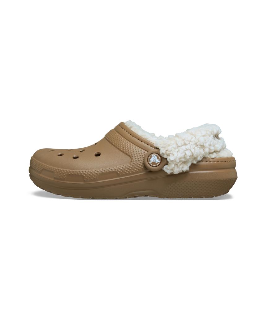 Crocs Classic Fleece Lined Clogs (Fleece Strap) - Sepia / 211396-2Ey