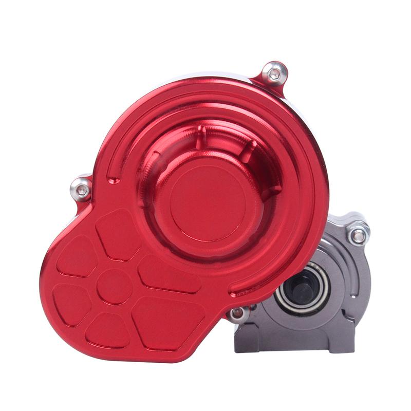 INJORA Complete Metal SCX10 Gearbox Transmission with Gear for 1/10 RC Crawler Car Axial SCX10 Upgrade Parts
