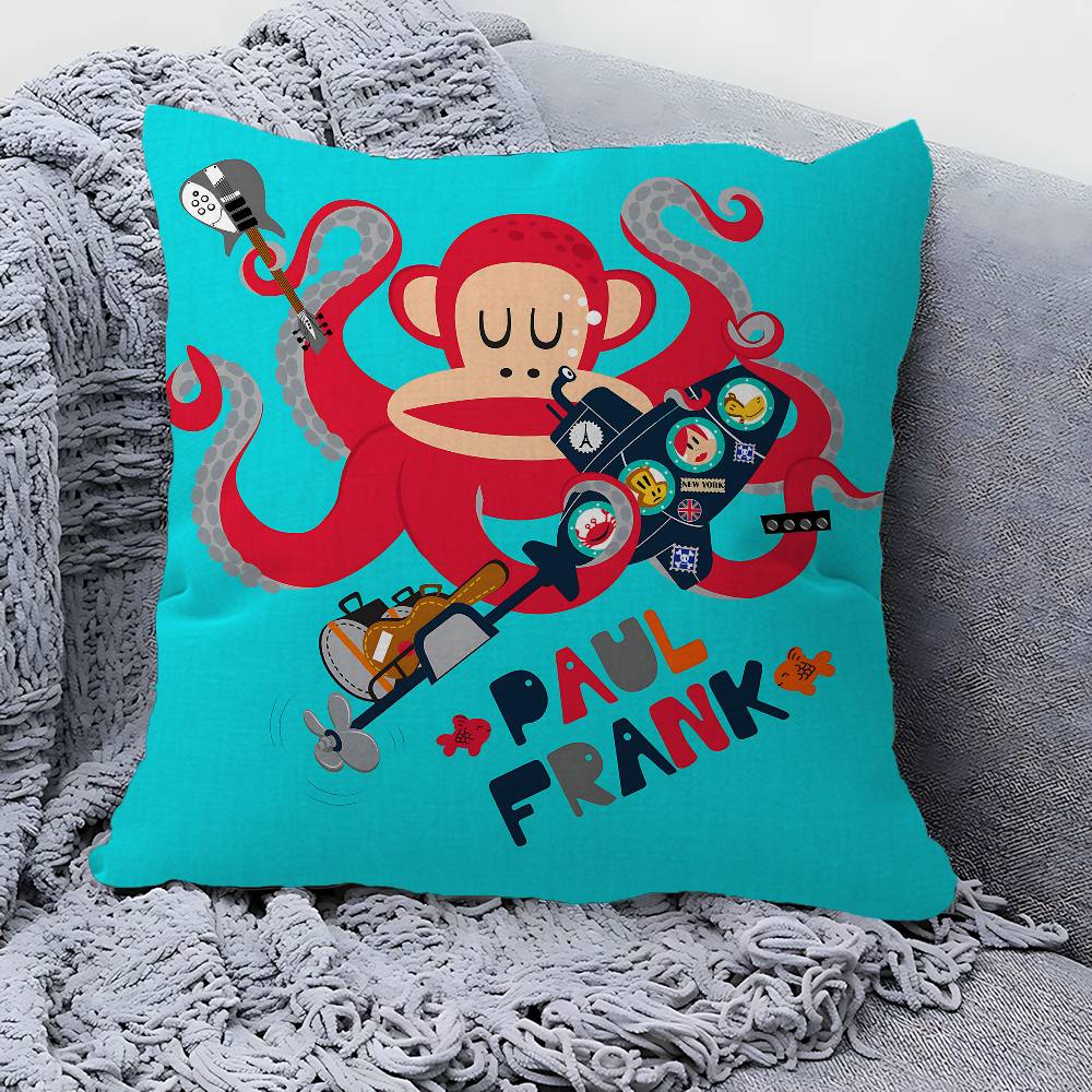 Logo P-Pauls F-Frank Pillow Anime Pillow Sofa Bed Head Pillow Cover Cushion Cover 45x45 Cm Fashion