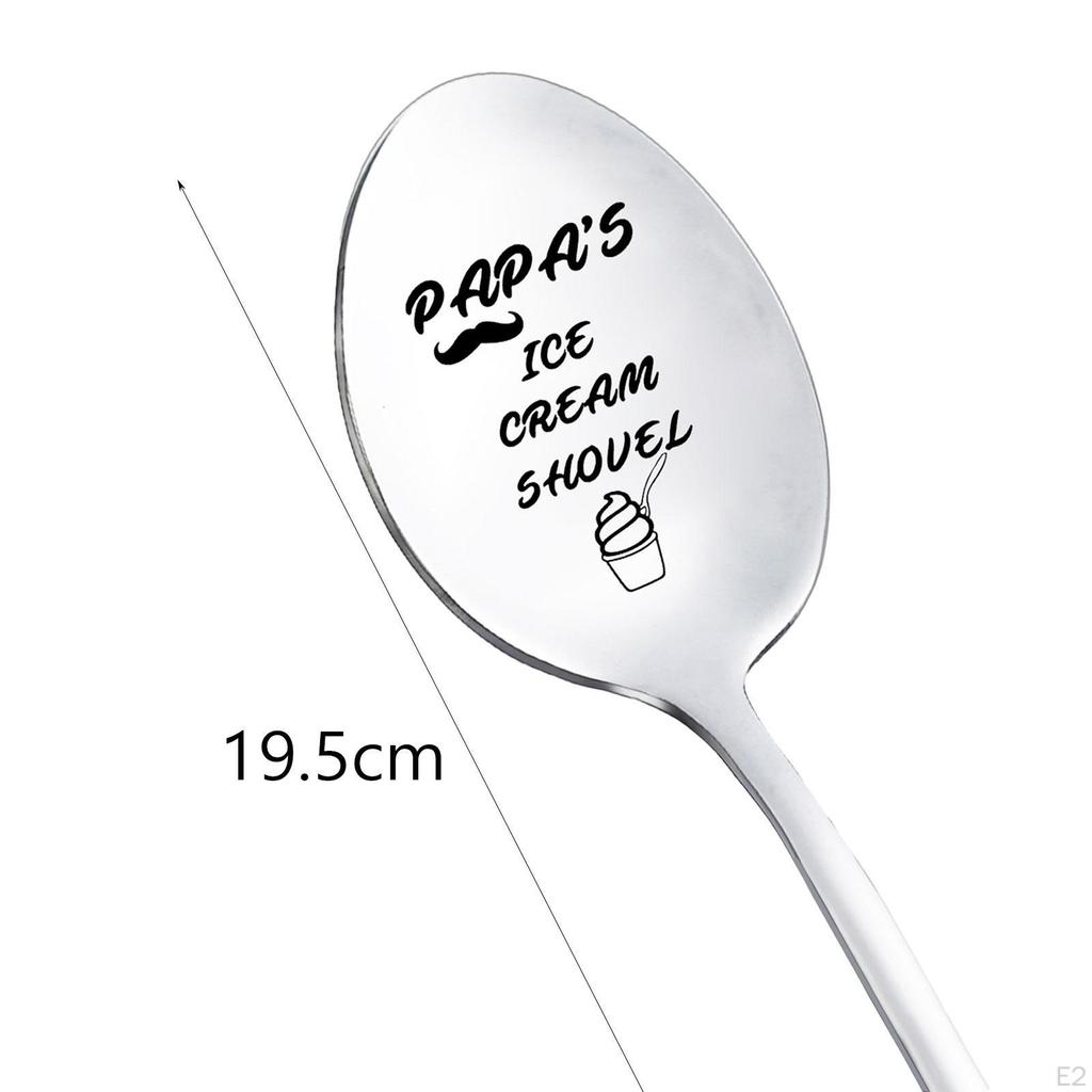 Vatertagsgeschenk Löffel Tee Geschirr Besteck Edelstahl Mischen Rühren für