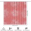 Pink Watercolor Floral Shower Curtain Home Decor Bathroom Decoration Waterproof Washable Size Customizable For Bathtub Or Tubs P